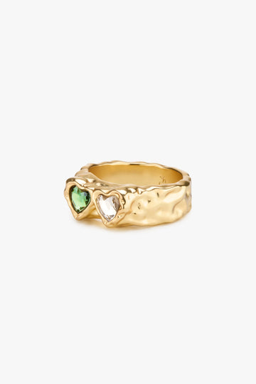 Hearts Ring Gold