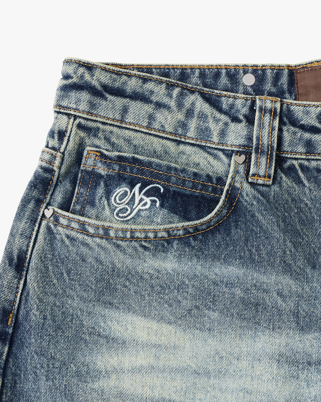 Old Baggy Jeans Acid Dirty Wash