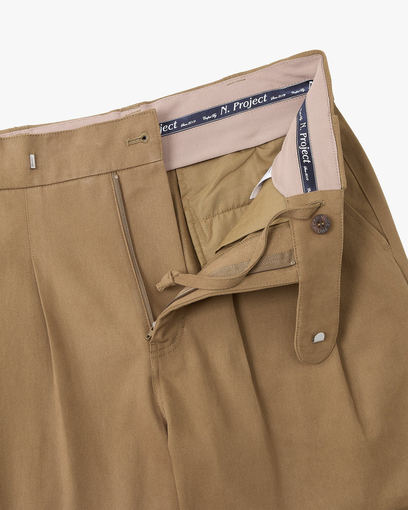 Vinyl Chino Pants Beige