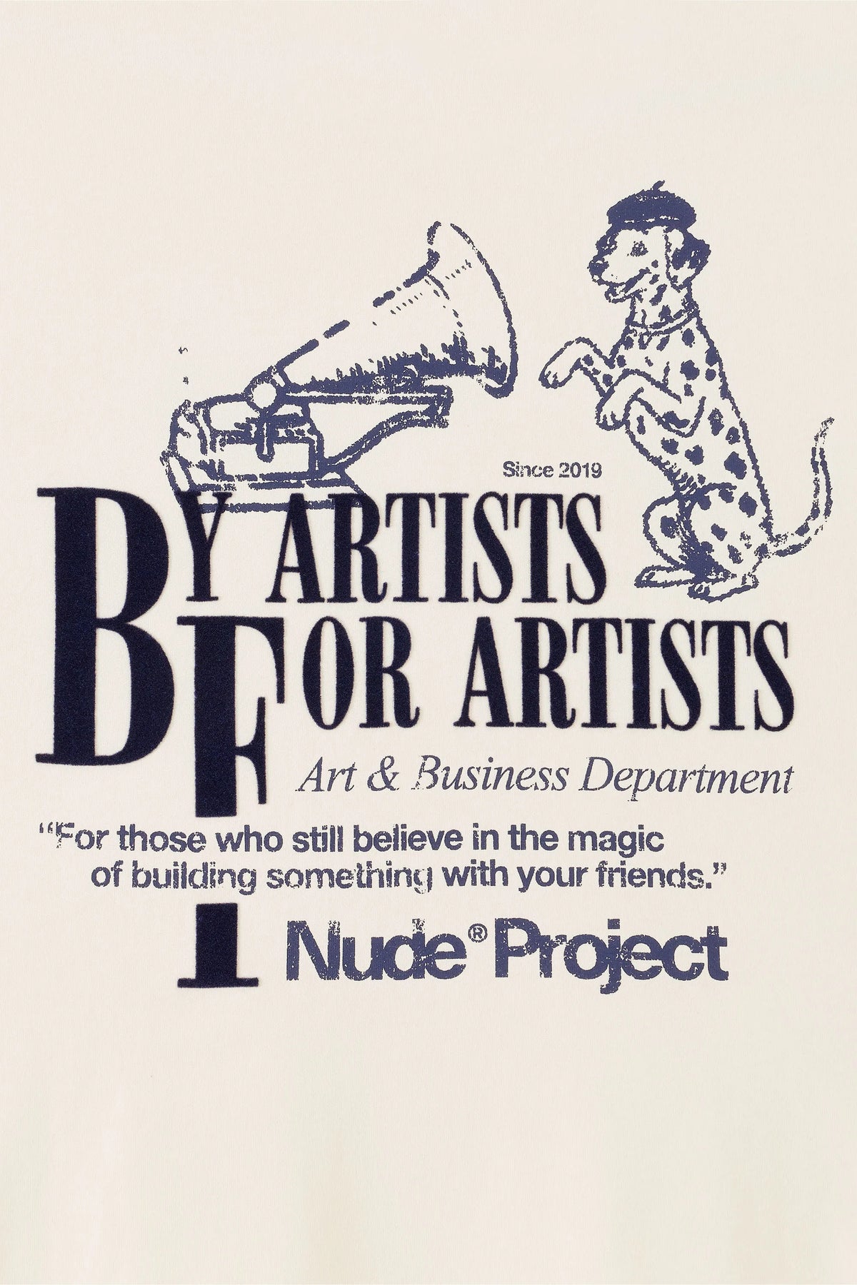 Art & Business Tee Ivory