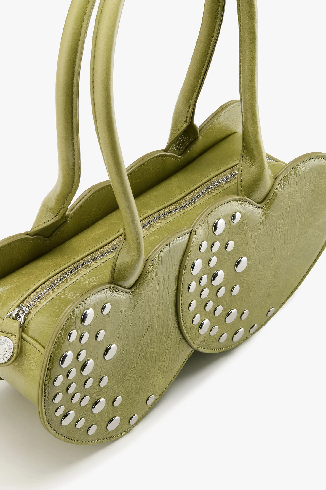 Cherry Leather Bag Green