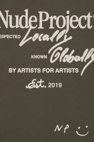 Global Soon Tee Khaki