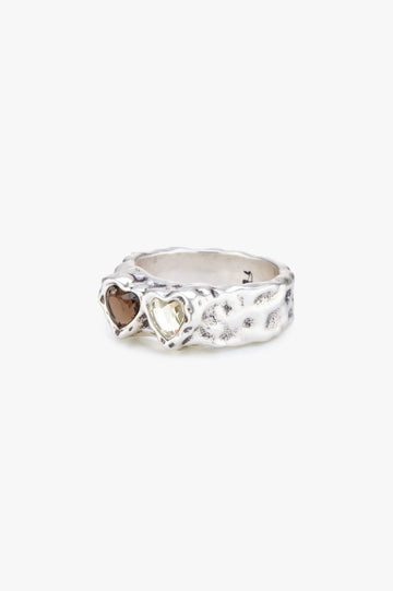 Hearts Ring Silver