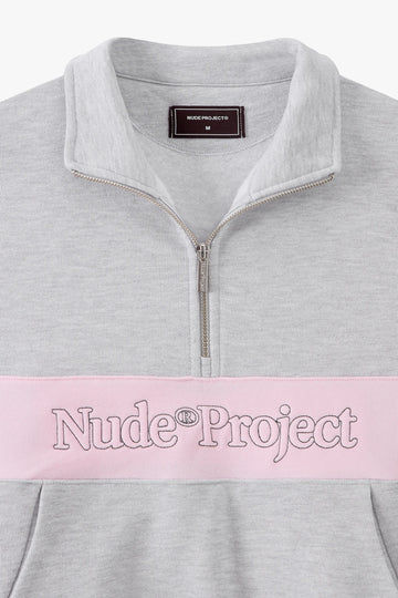 Idol Quarter-Zip Grey Melange