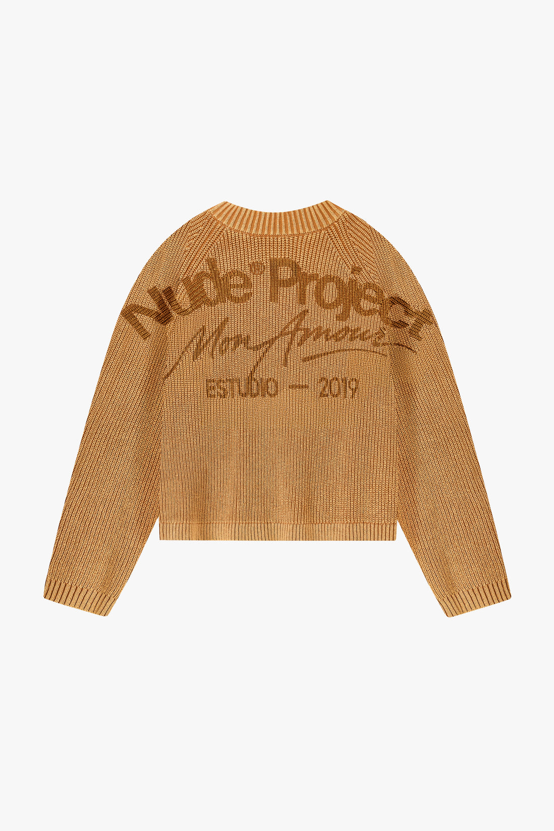 Soju Knit Sweater Dark Orange