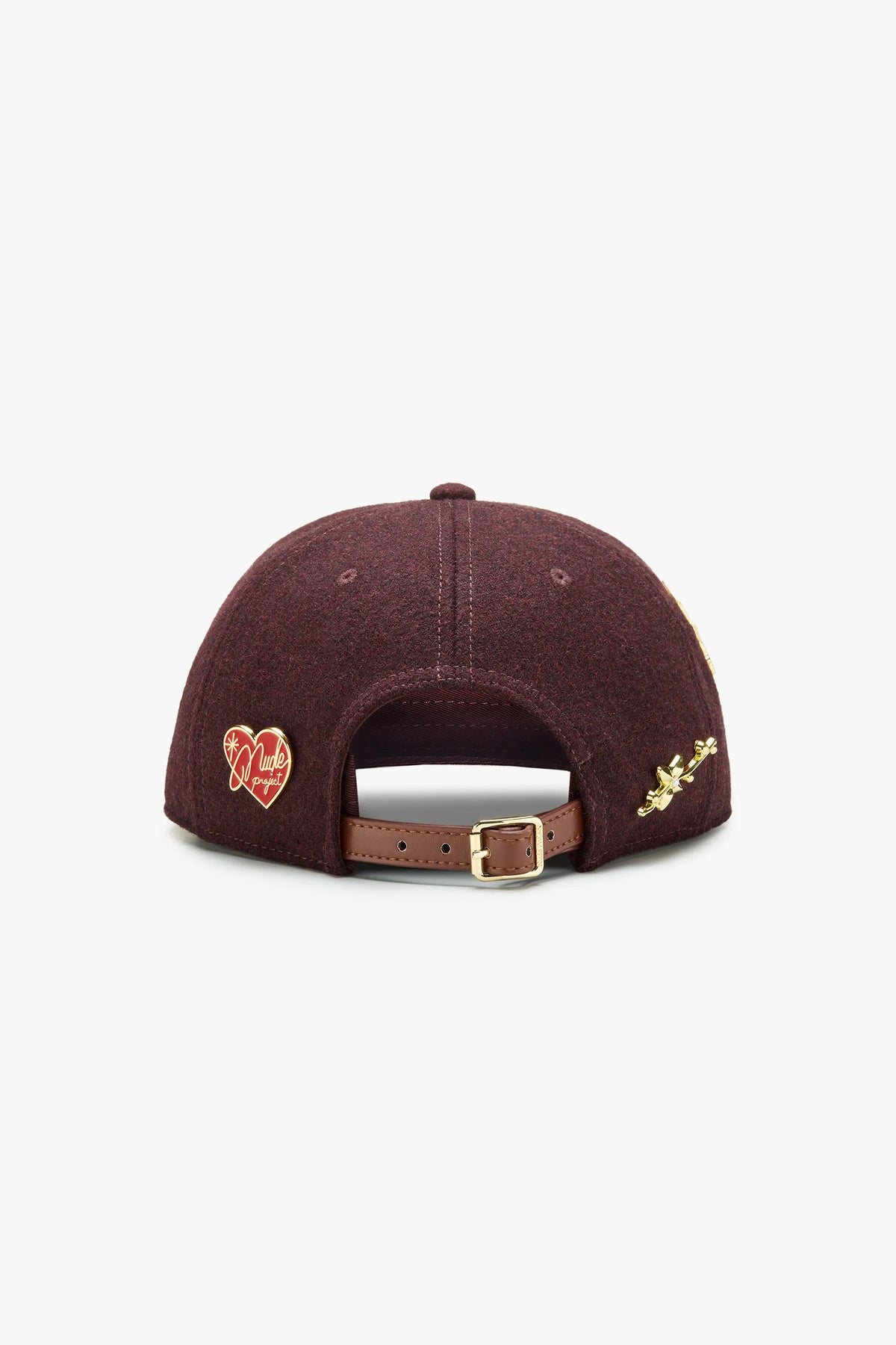Script Cap Burgundy