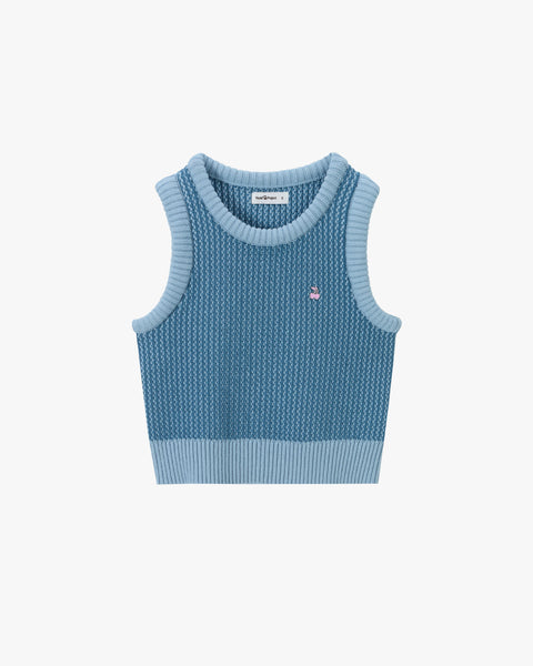 Sapphire Knit Vest – Nude Project