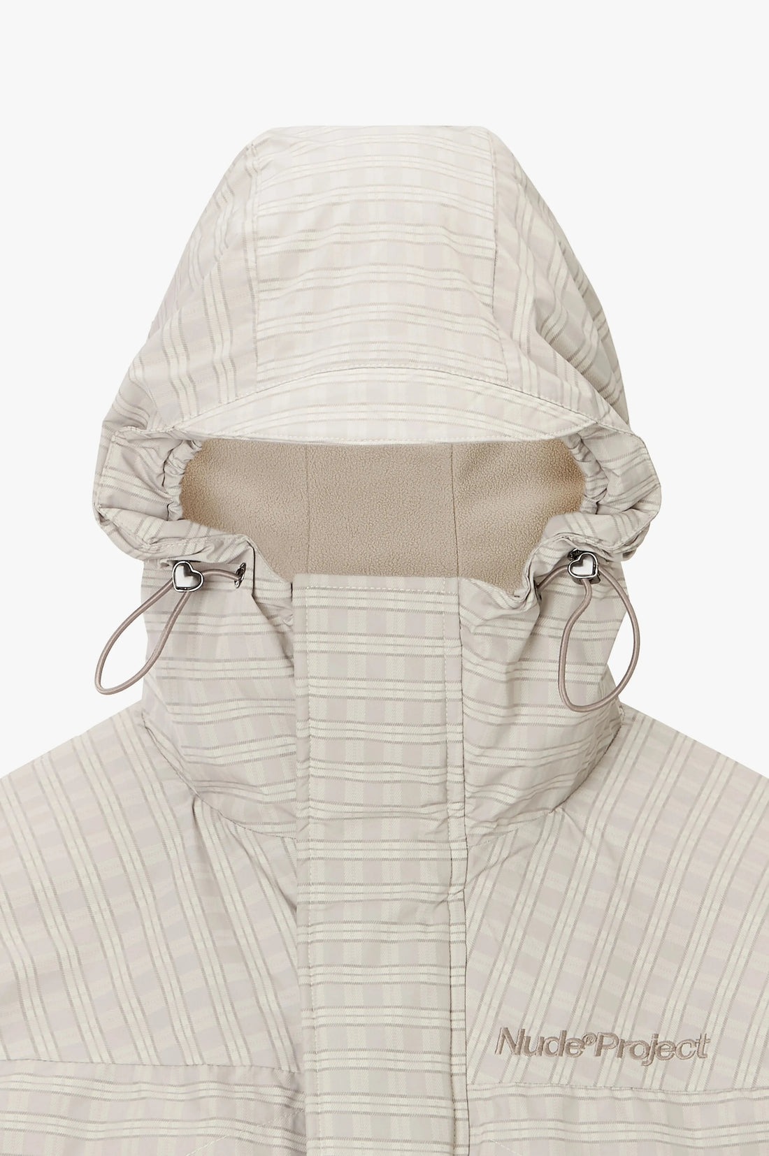 Checked Windbreaker Jacket