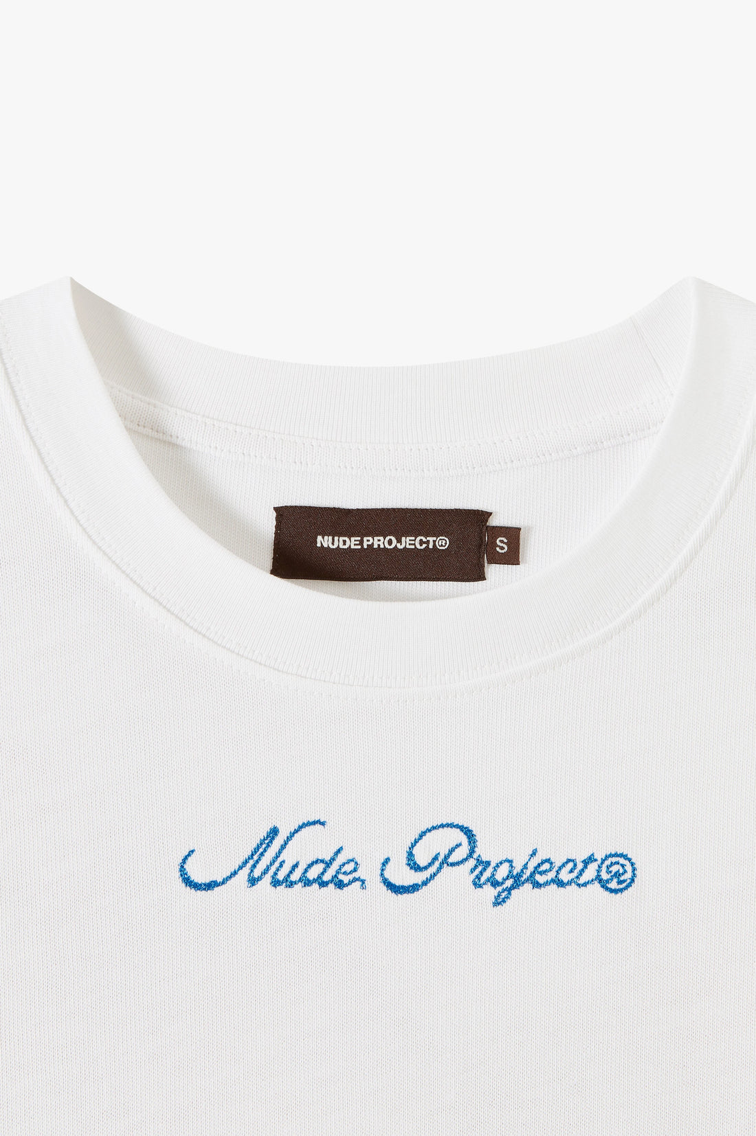 Peach Tee White