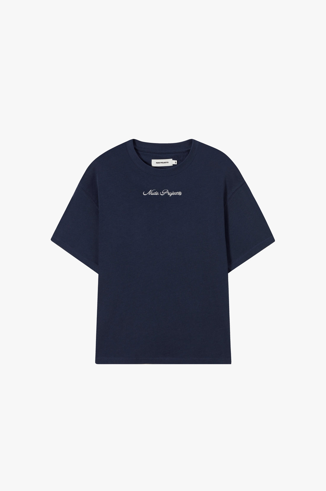 Peach Tee Navy