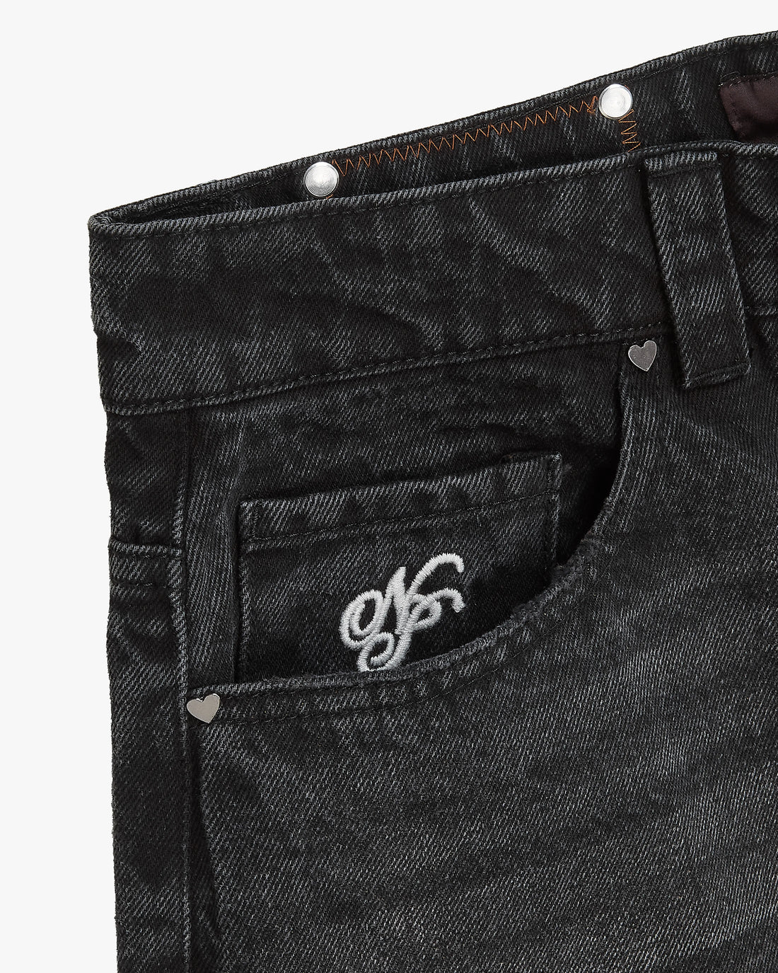 Basic Straight Jeans Black