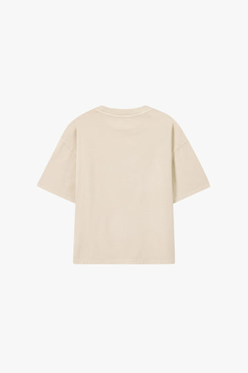 Box Logo Tee Beige