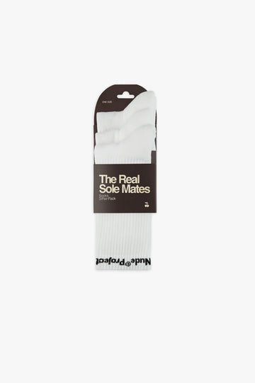 All day Socks White 3xPack