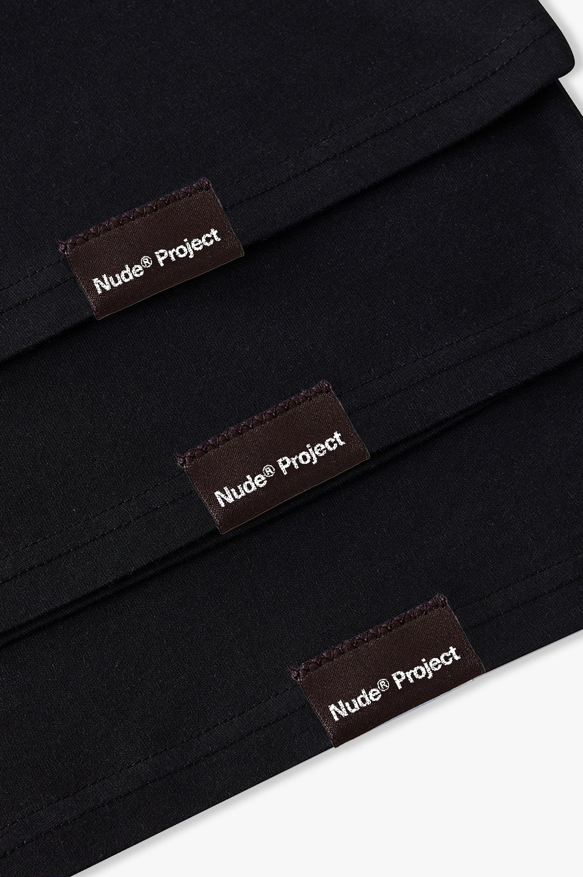 Basic Tee Black 3xPack