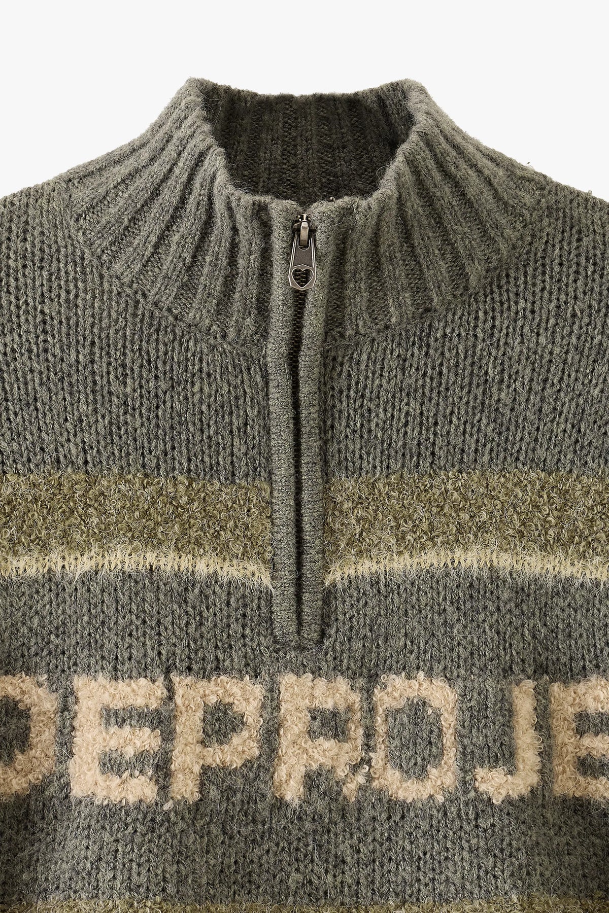 Soho Quarter-Zip Knit Sweater