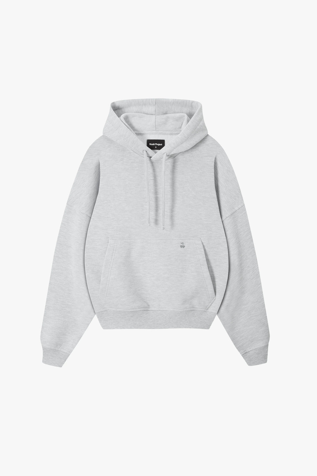 Marble Hoodie Grey Melange
