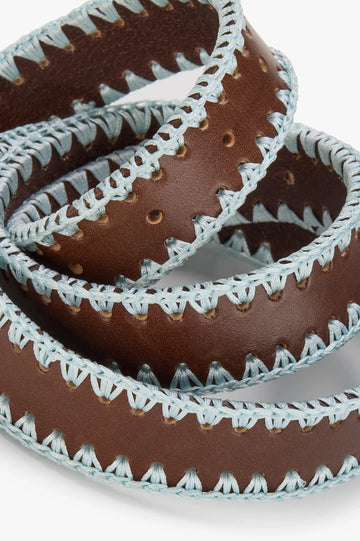 Stitched Genuine Leather Belt