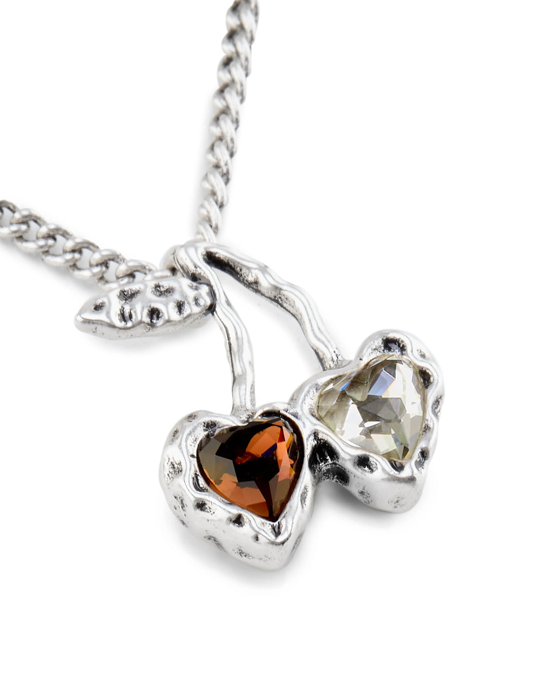 Cherry Necklace Silver