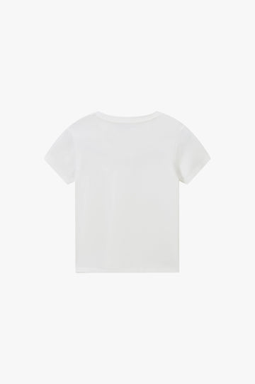 Logo Tee White