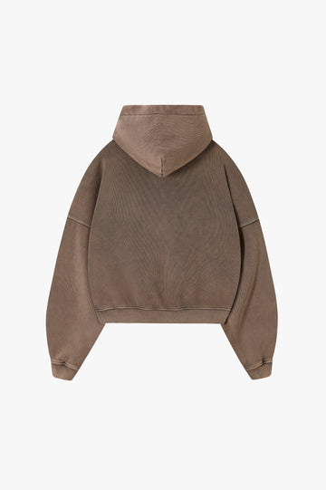 Box Logo Hoodie Brown