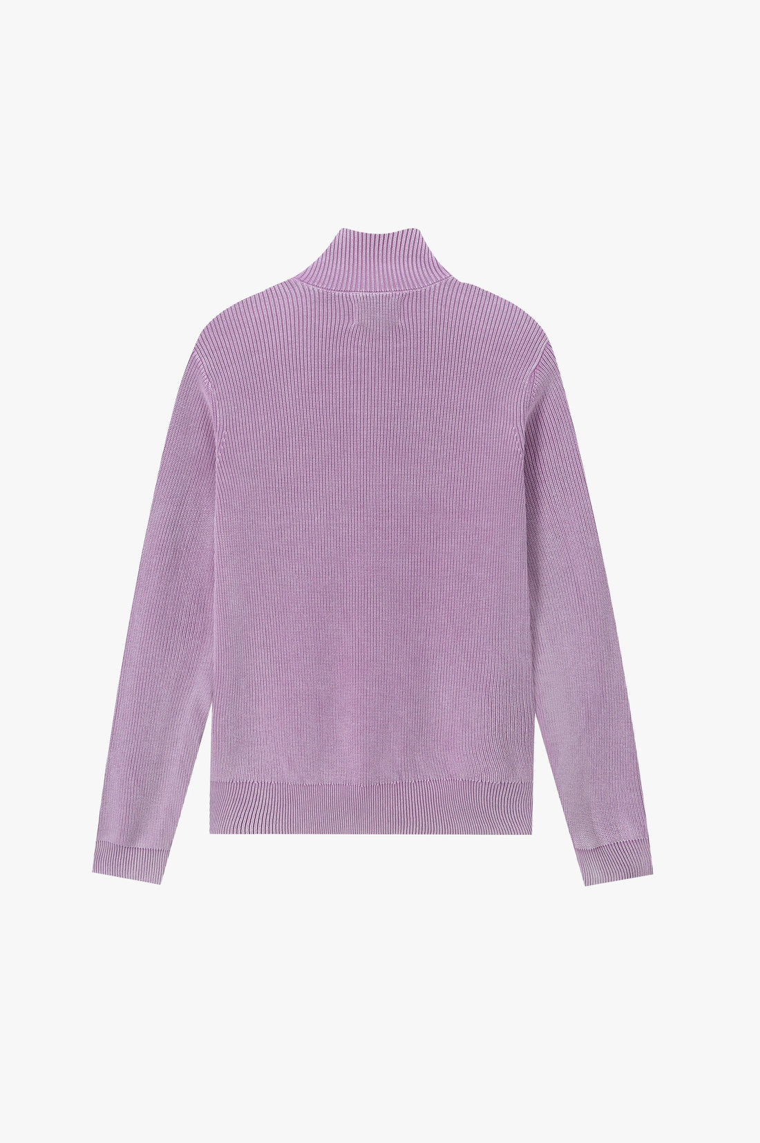 Shady Knit Zip-Up Cardigan Purple