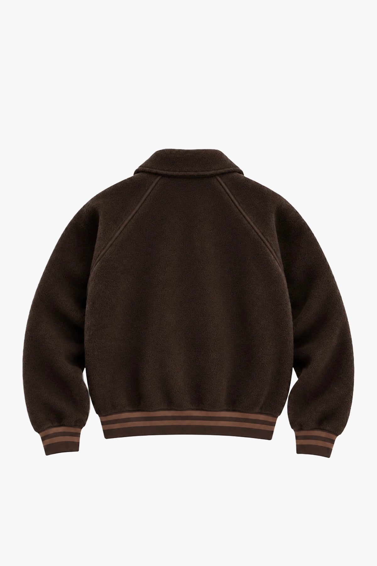 Teddy Quarter-Zip Brown