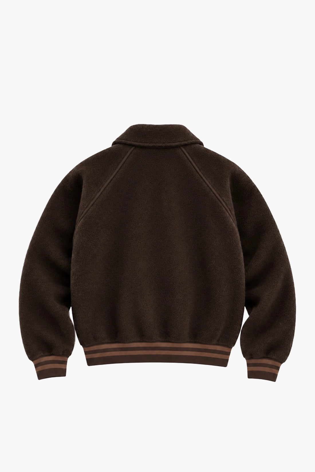Teddy Quarter-Zip Brown