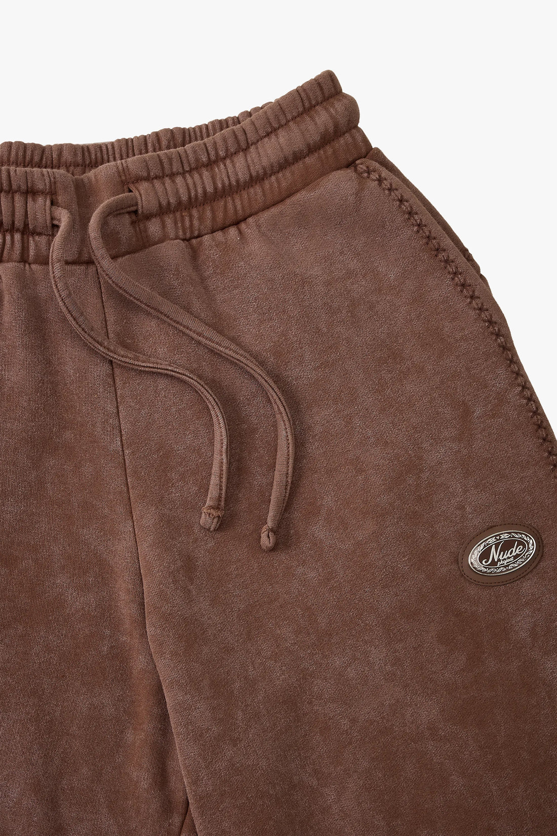 Solid Sweatpants Brown