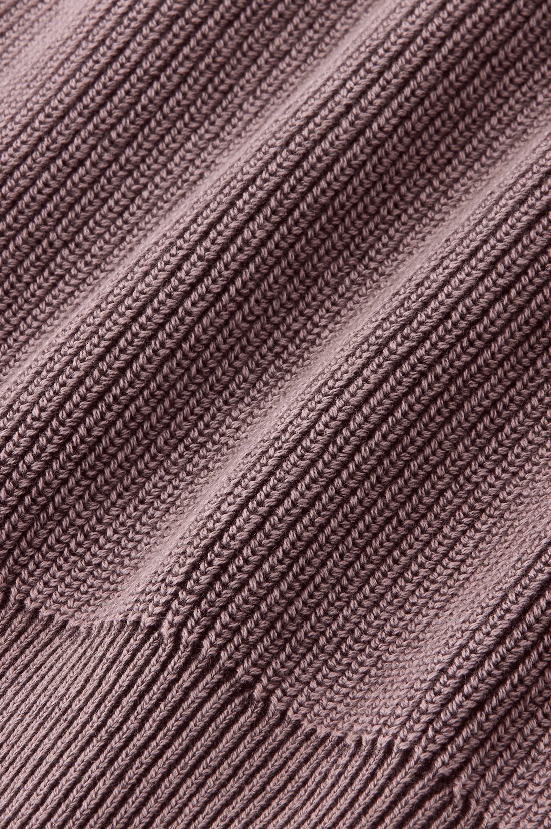 Shady Knit Zip-Up Cardigan Brown