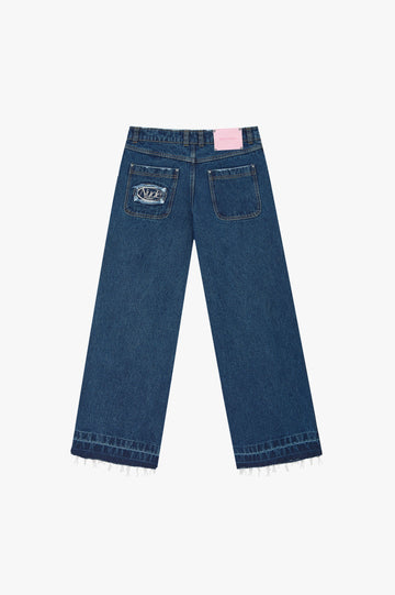 Old Baggy Jeans Stone Wash Indigo