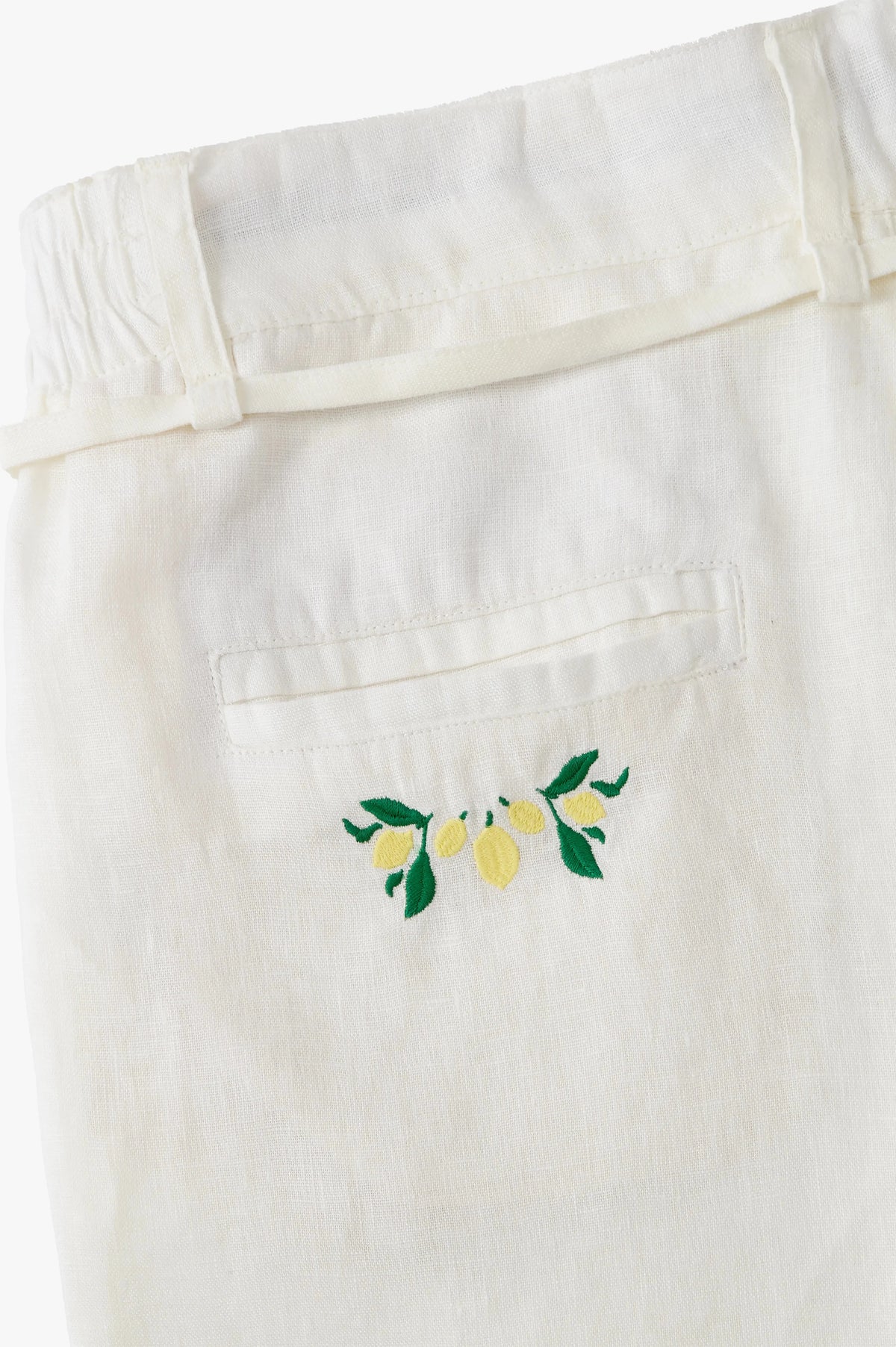 Kimchi Linen Pants White