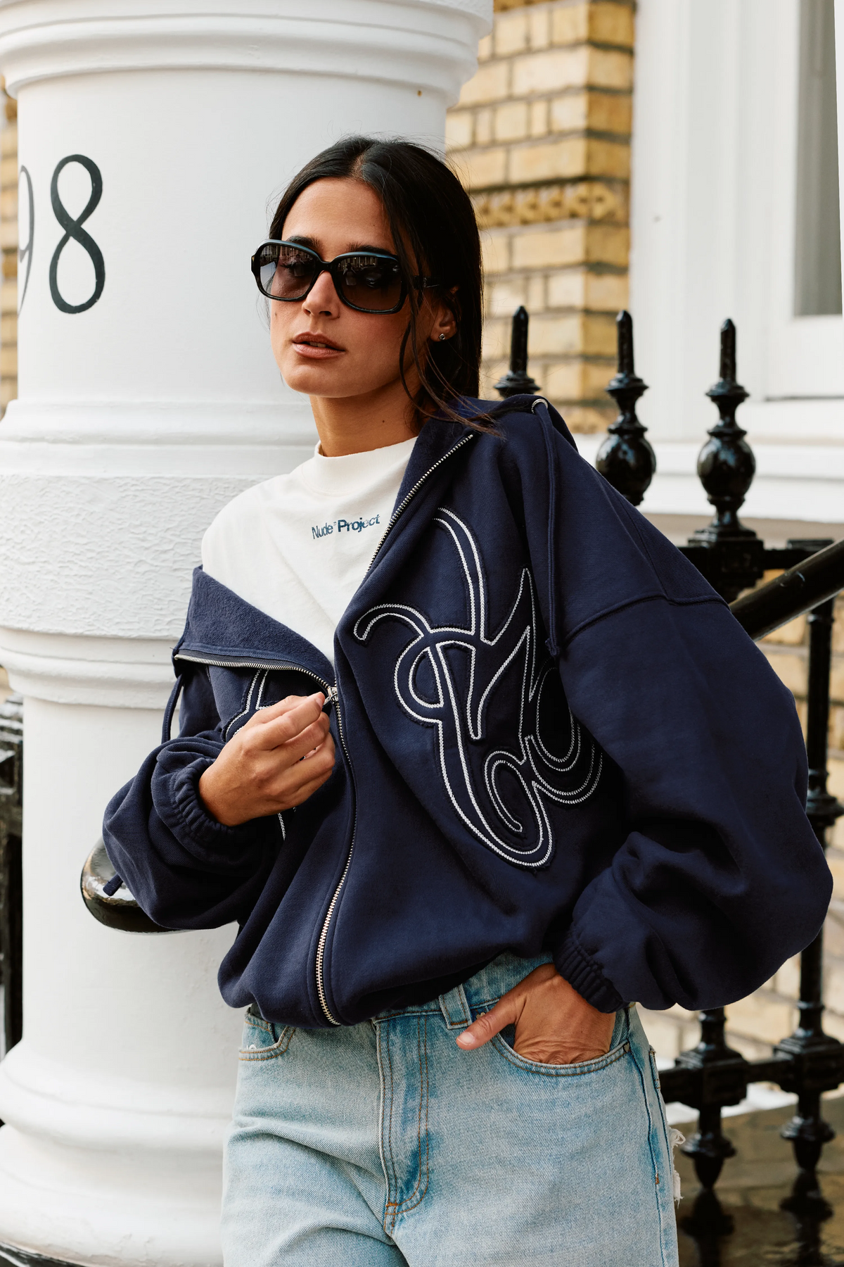Mirror Zip-Up Hoodie