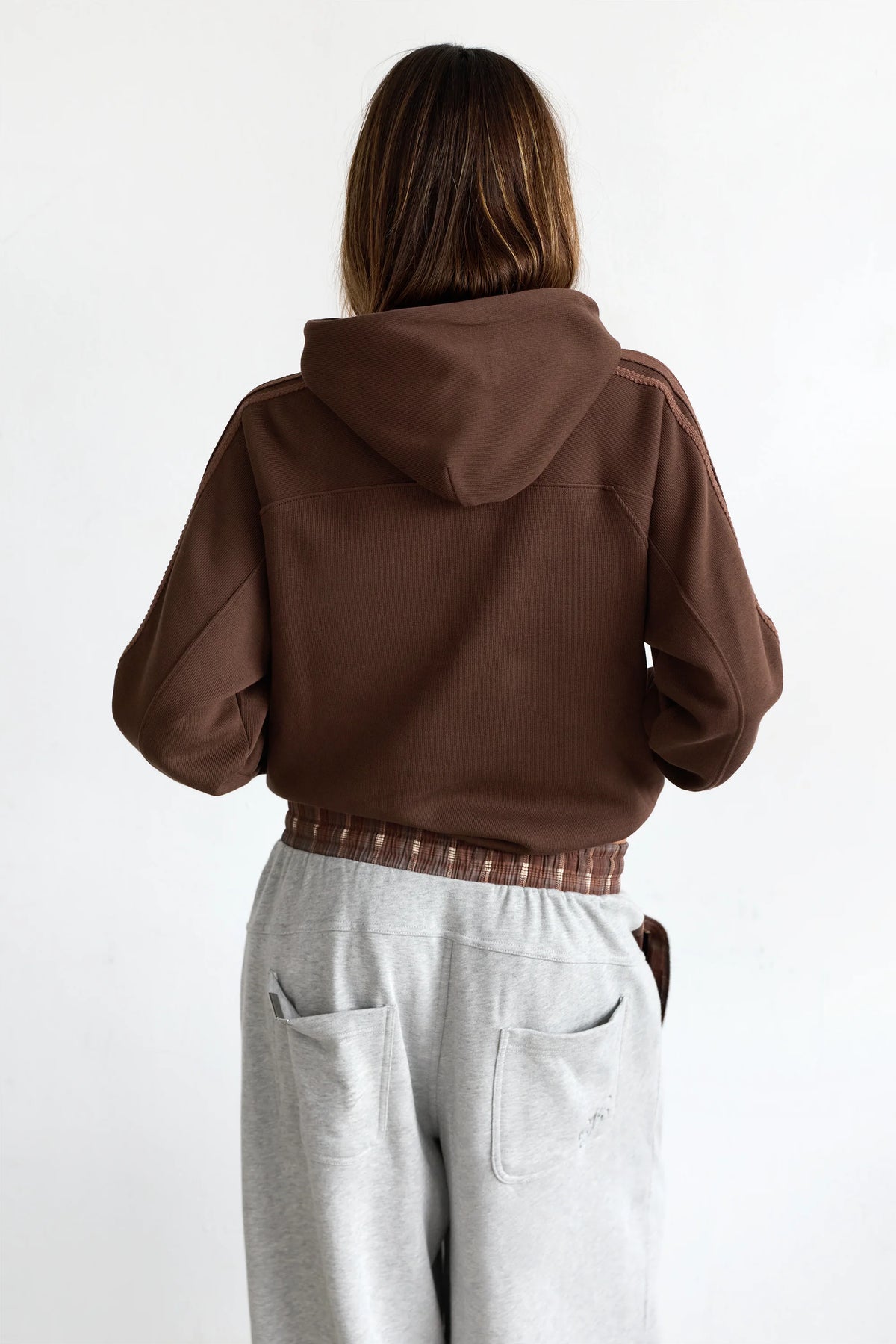 Script Hoodie Brown