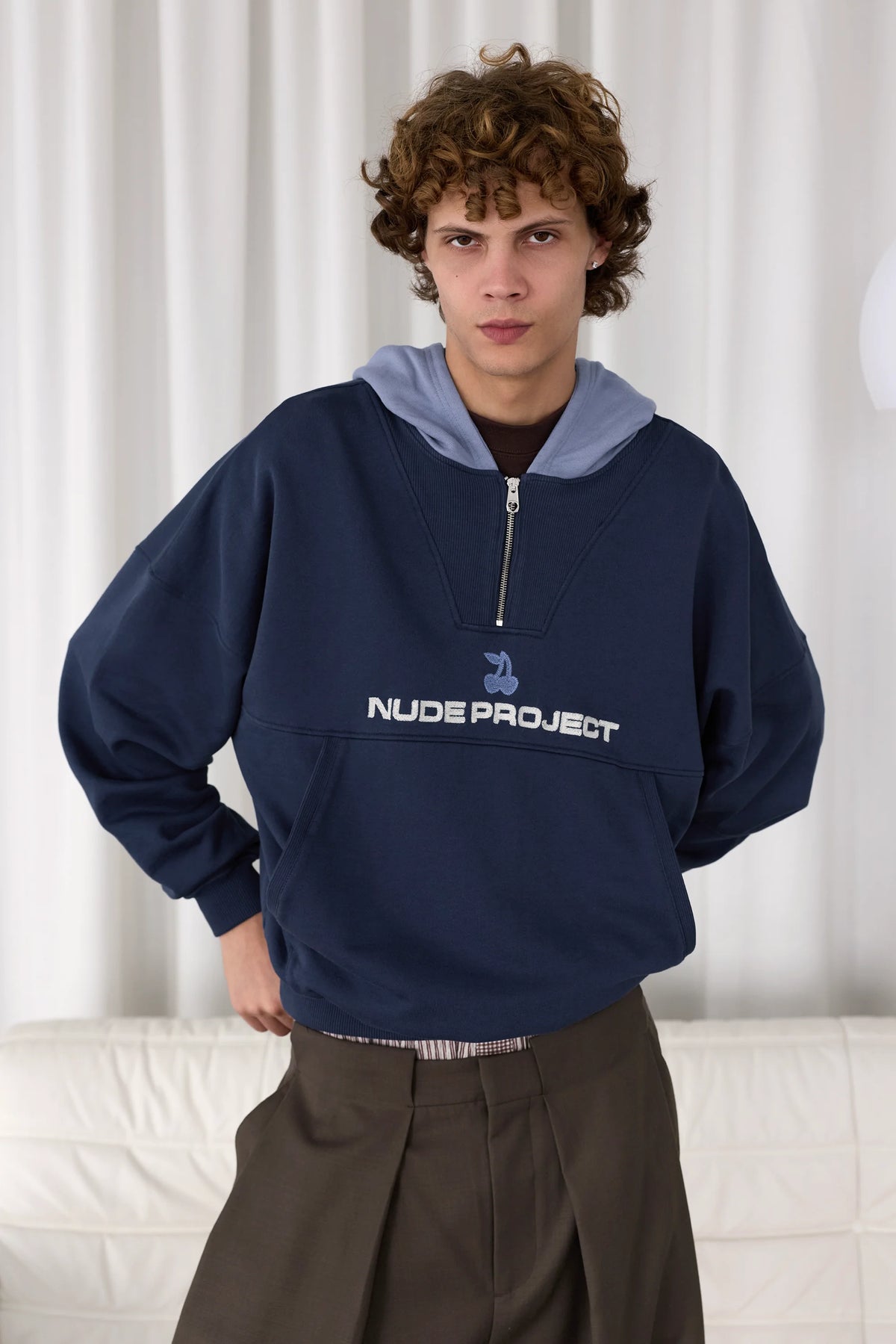 Jinju Hoodie Navy