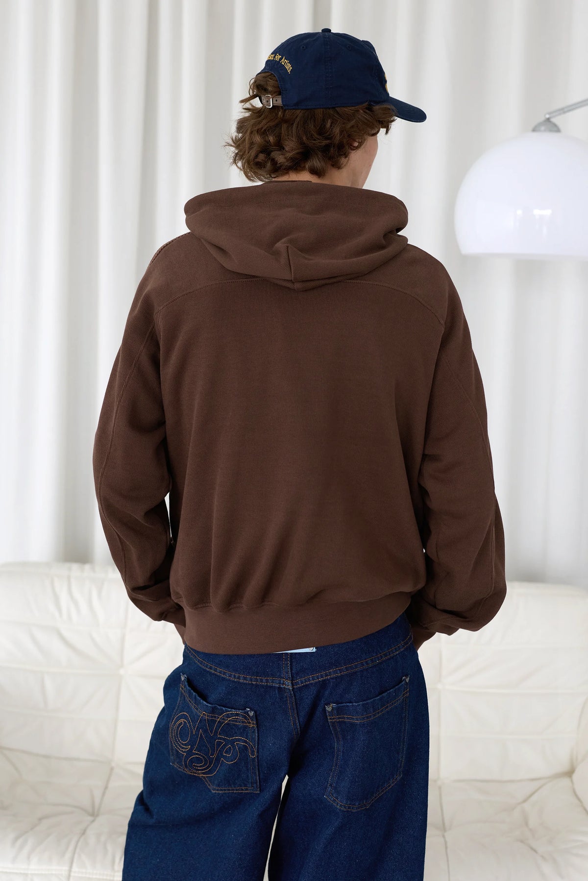 Script Hoodie Brown