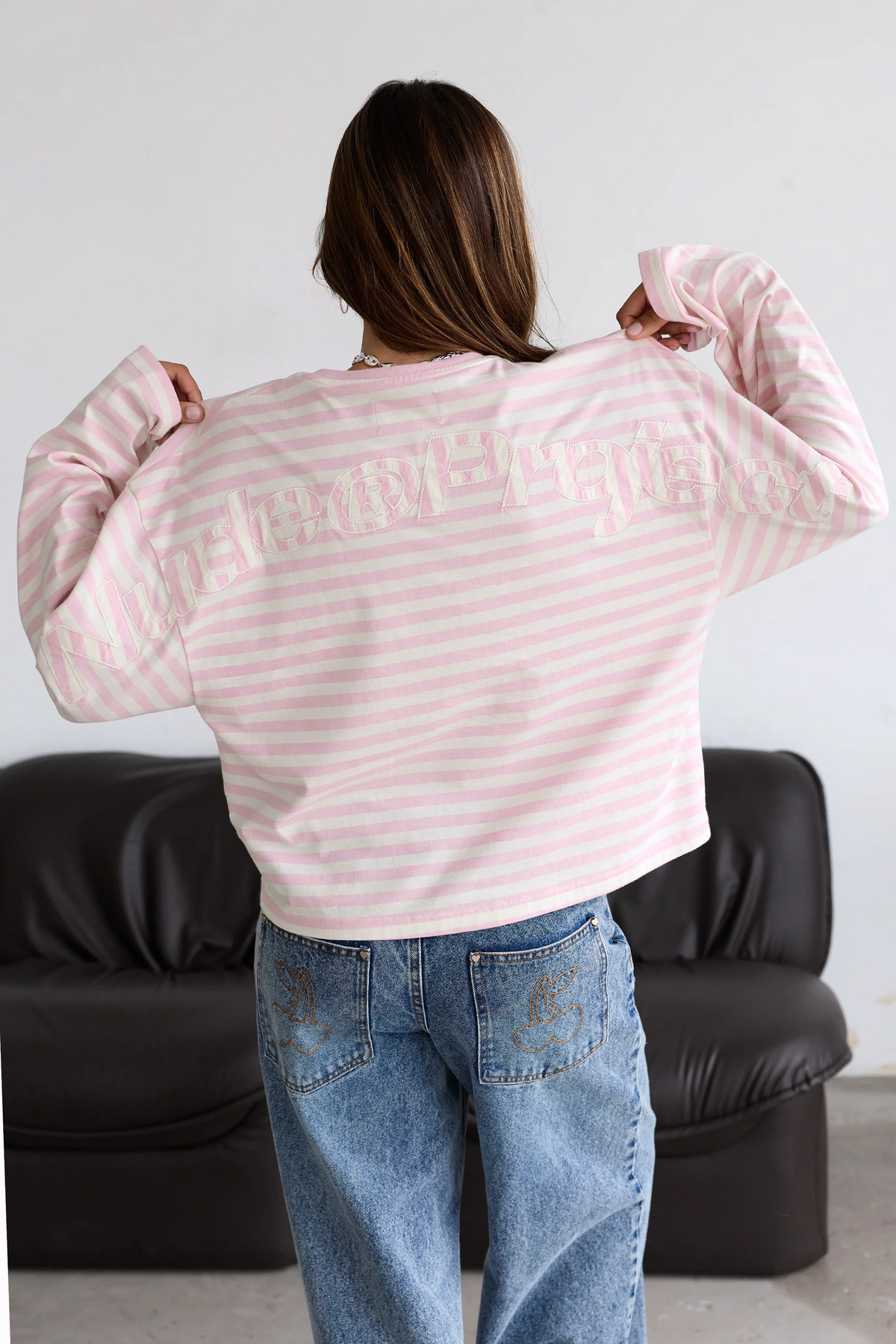 Sailor Long-Sleeve Tee Pink