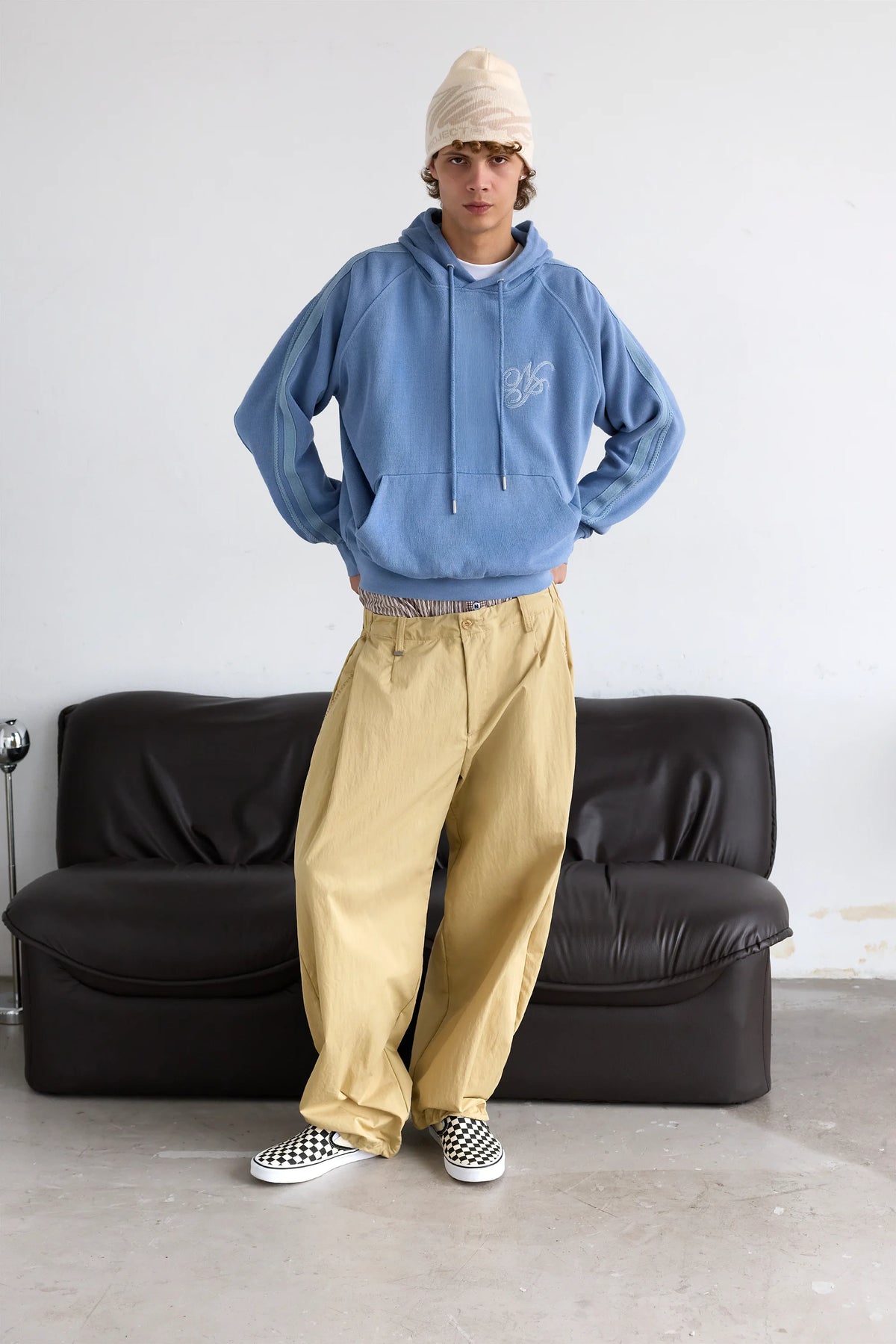 Script Hoodie Blue