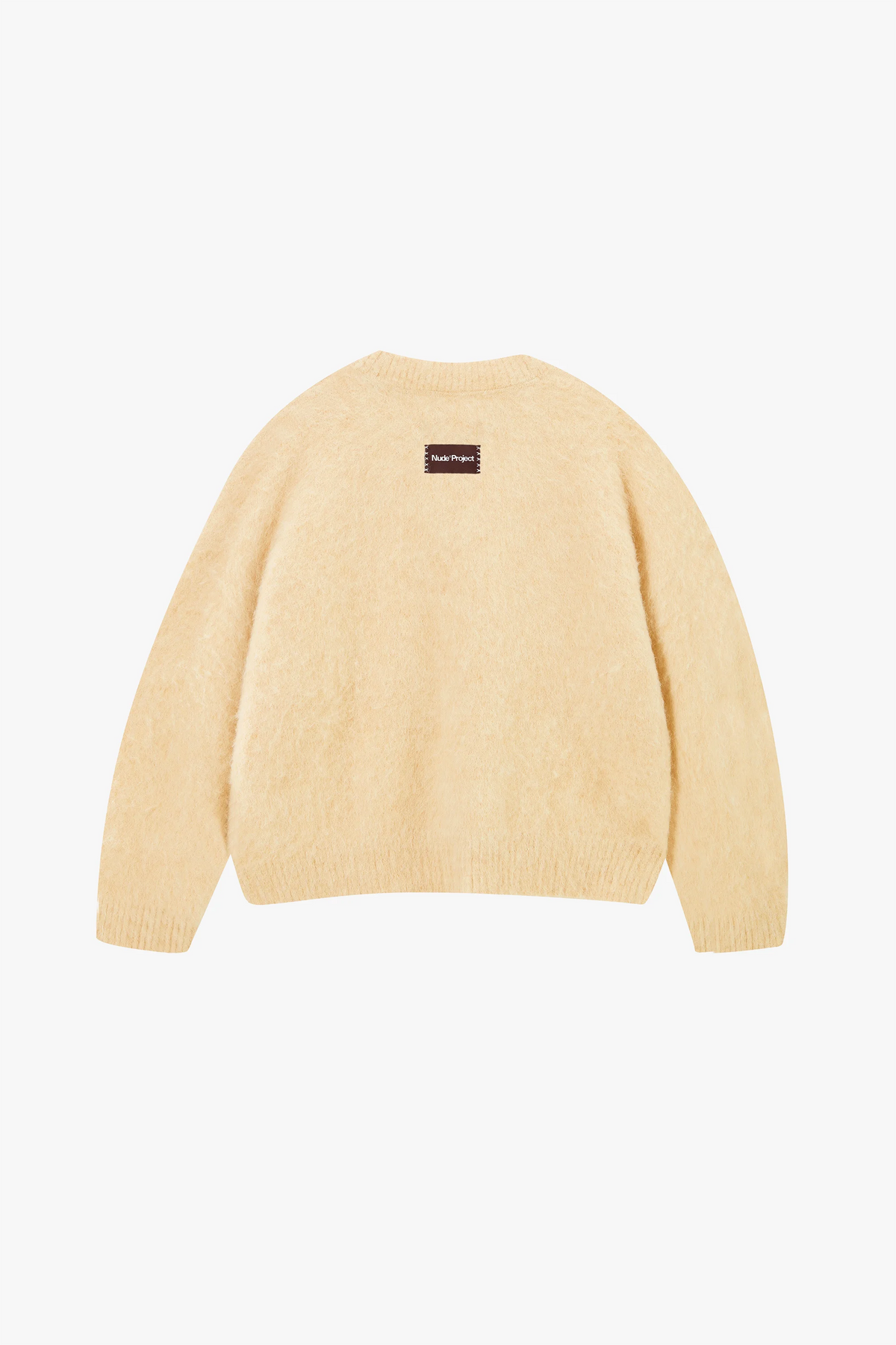 Alpaca Knit Sweater Yellow