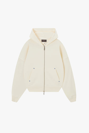 Beast Zip-Up Hoodie Marshmallow