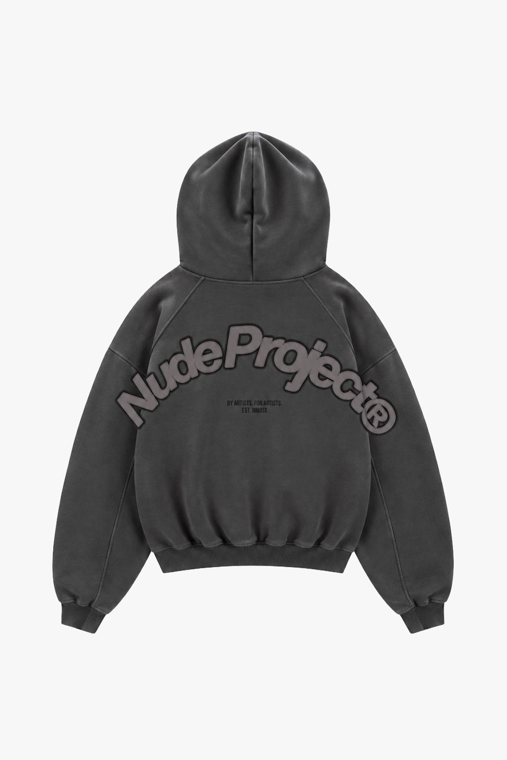 Sudadera Con Cremallera Beast Gris Oscuro