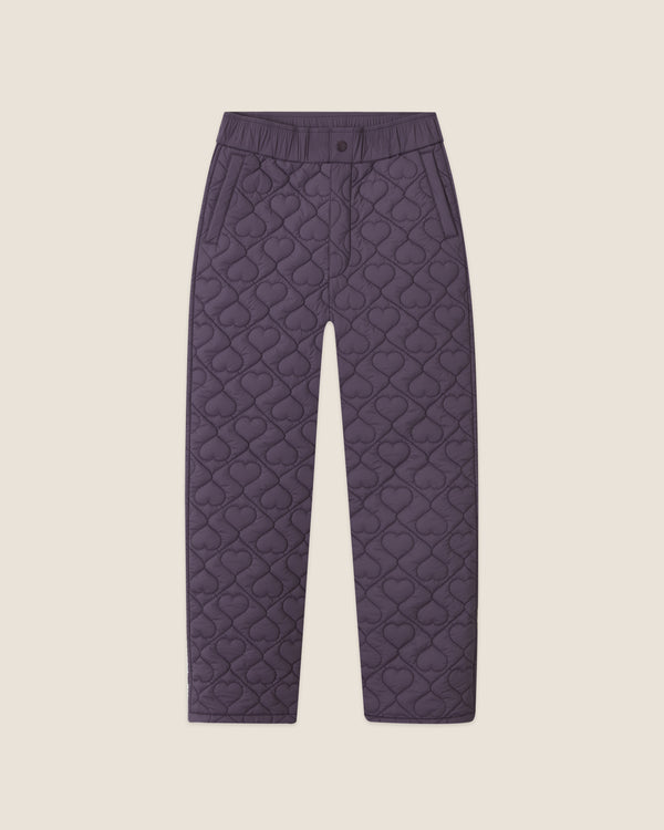 HEART QUILTED PANTS