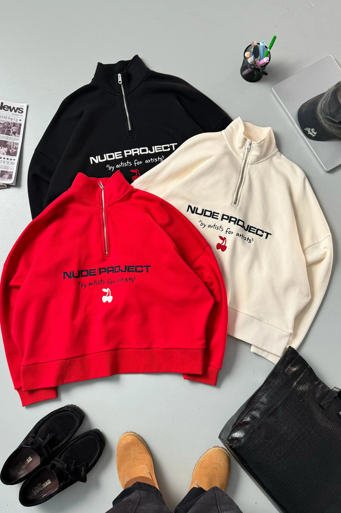 Sport Quarter-Zip Marshmallow