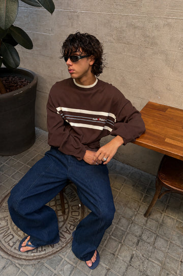 Smith Knit Sweater Brown