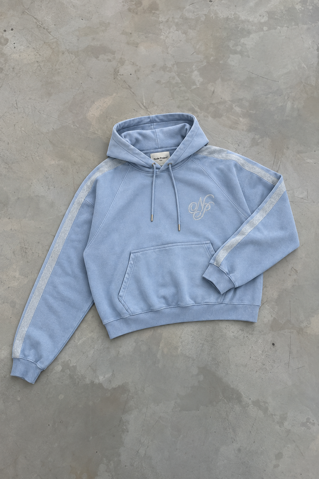 Script Hoodie Blue