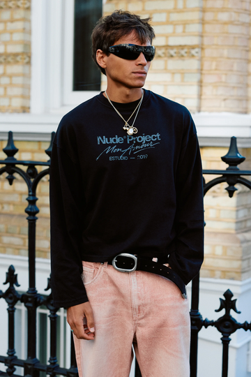 Mon Amour Long-Sleeve Tee Ash