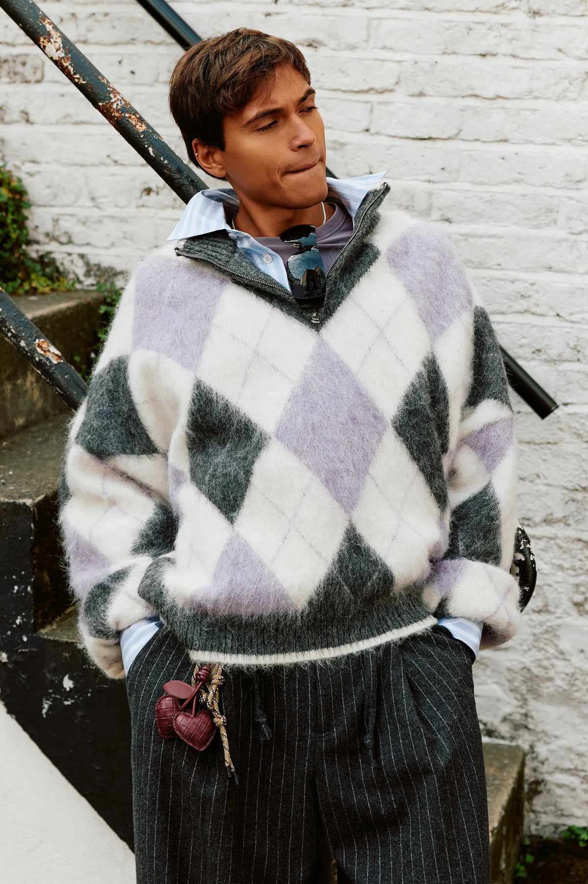 Juliet Quarter-Zip Knit Sweater