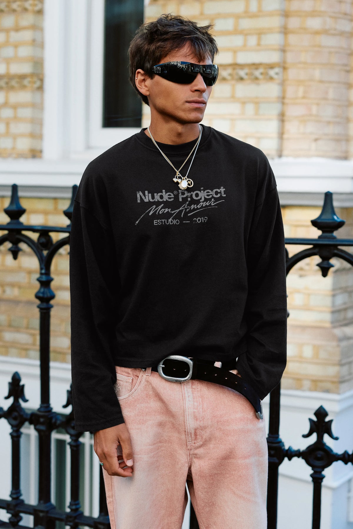 Mon Amour Long-Sleeve Tee Ash