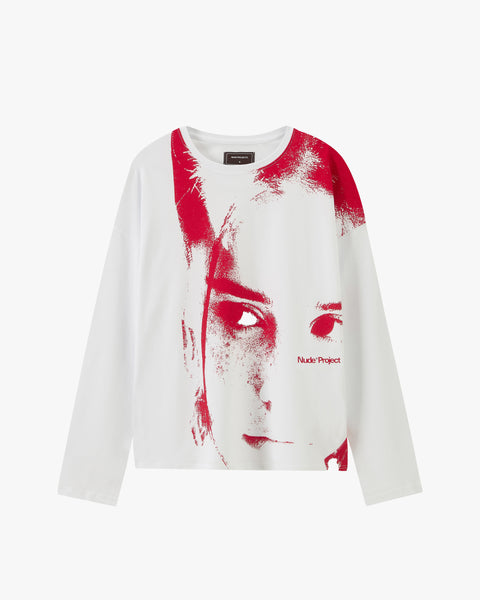 Side-Eye Long-Sleeve Tee – Nude Project