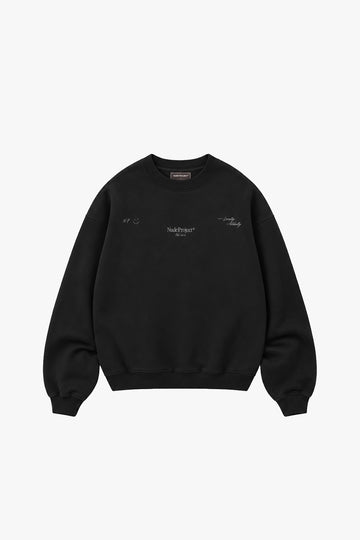 Sudadera Sin Capucha Global Soon Negro