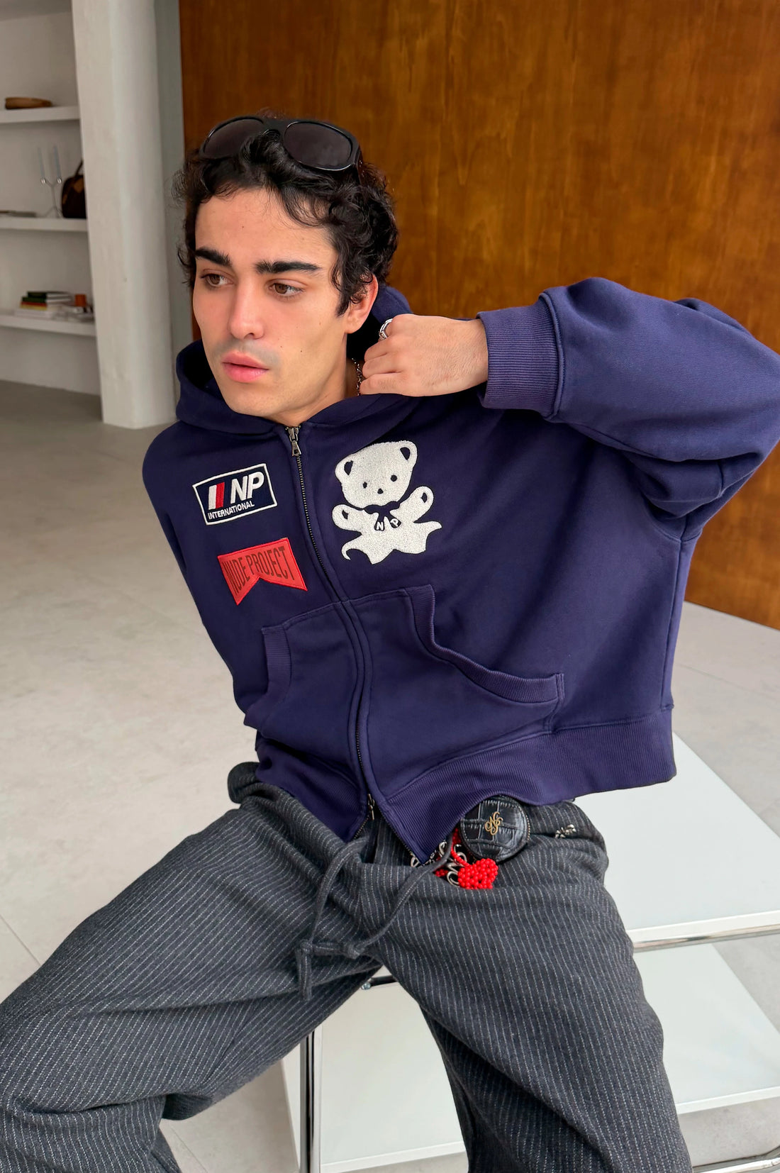 Osito Racing Zip-Up Hoodie